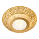 FOCO EMPOTRABLE CÓRDOBA IP44 OPAQUE GLASS COLLECTION EN ORO BRILLO