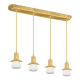 LAMPARA DE TECHO MILANO IV EN ORO BRILLO